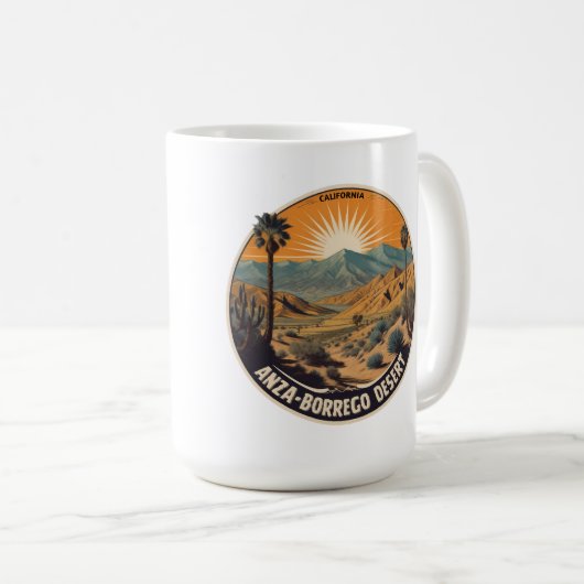 Anza-Borrego Wüste Staat Park/Garten: Kaffeetasse (VorderseiteRechts)