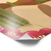 Anza-Borrego Wüste Staat Park Reiseplakat Fotodruck (Ecke)