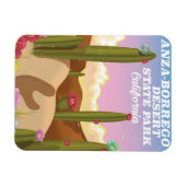 Anza-Borrego Wüste Staat Park Reiseplakat Magnet (Horizontal)