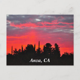 Anza, CA Postcard Postkarte