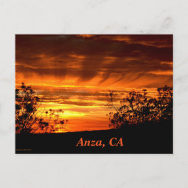 Anza, CA Postcard Postkarte