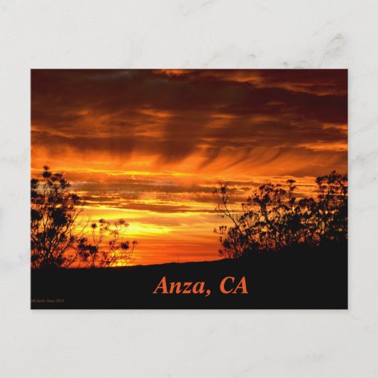 Anza, CA Postcard Postkarte (Vorderseite)