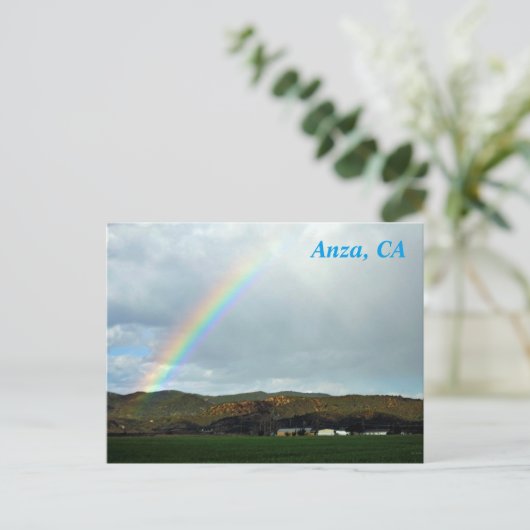 Anza, CA Postcard Postkarte (Stehend Vorderseite)