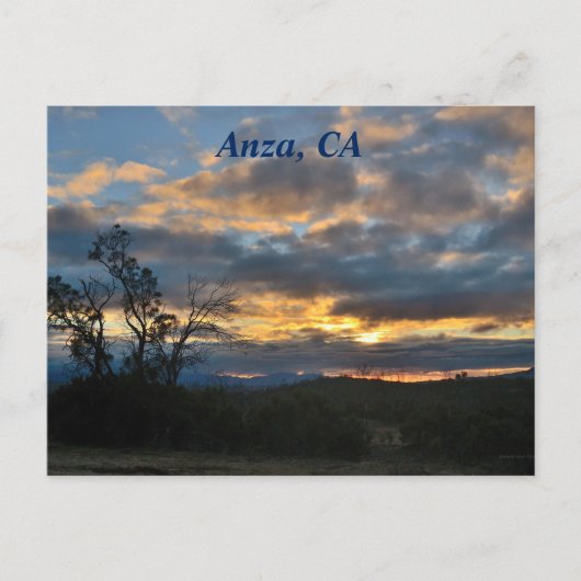 Anza, CA Postcard Postkarte (Vorderseite)