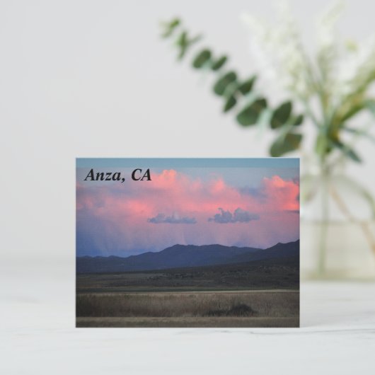 Anza, CA Postcard Postkarte (Stehend Vorderseite)