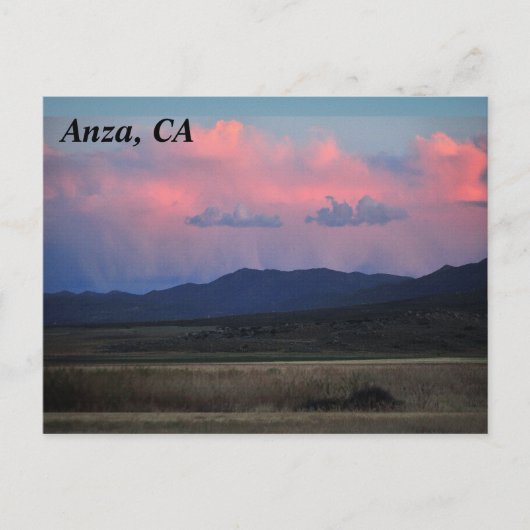 Anza, CA Postcard Postkarte (Vorderseite)
