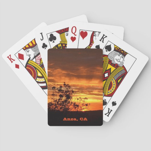 Anza, CA Spielkarten (Rückseite)