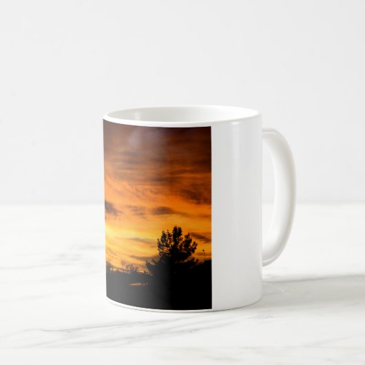 Anza, CA Sunset Coffee Tasse (VorderseiteRechts)
