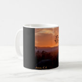 Anza, CA Sunset Coffee Tasse (Vorderseite Links)