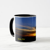 Anza, California Sunset Coffee Tasse (Vorderseite Links)