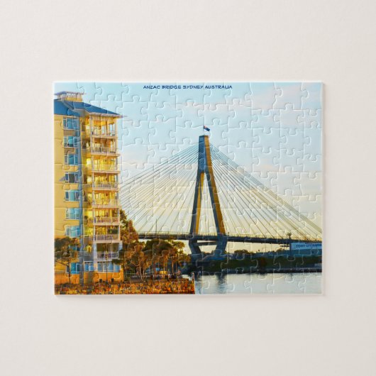 Anzac Bridge Sydney Australien Puzzle (Horizontal)