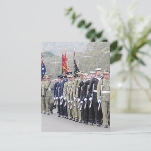 ANZAC Parade Postkarte (Stehend Vorderseite)