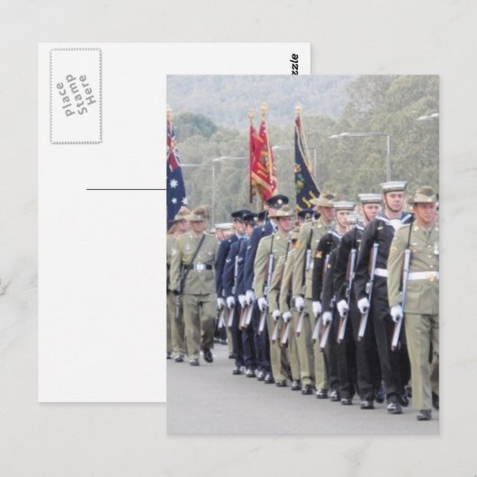 ANZAC Parade Postkarte (Vorne/Hinten)