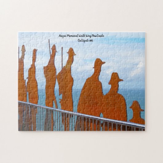 Anzac Walk Way Memorial Newcastle Neuseeland Jigs Puzzle (Horizontal)