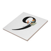 Anzahl 9 Tropische Blume Keramik Tile Fliese (Seite)