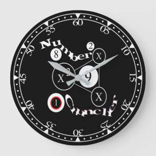 Anzahl Cruncher Große Wanduhr