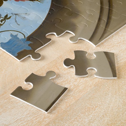 Anzahl der Blume in einem Fenster, c.1618 Puzzle (Seite)