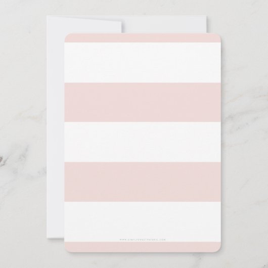 ANZAHL DER BOLD STACK - weißer Streifen Save the D Save The Date (Rückseite)