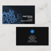 Anzahl der Buchhalter Visitenkarte (Vorne/Hinten)