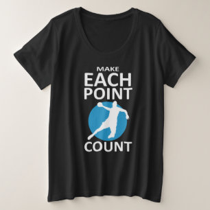 Anzahl der Punkte - Handball Große Größe T-Shirt