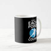 Anzahl der Punkte - Handball Kaffeetasse (VorderseiteRechts)