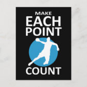 Anzahl der Punkte - Handball Postkarte (Vorderseite)