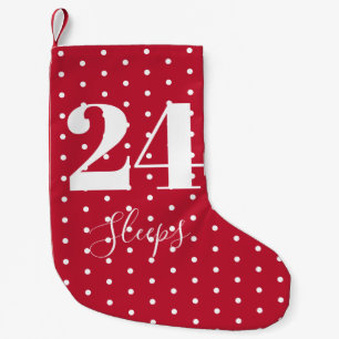 Anzahl der Schlafplätze bis Weihnachtskalender Rot Kleiner Weihnachtsstrumpf