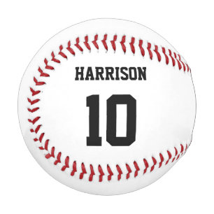 Anzahl der Schwarz-weißen individuelle Name für Baseball