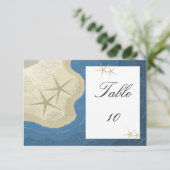 Anzahl der Segel- und Ozeansitze Einladung (Stehend Vorderseite)