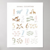 Anzahl der Tiere Kinderzimmer Dekoration (Vorne)