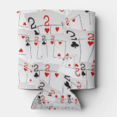 Anzahl der zwei Pokerkarten, Dosenkühler (Rückseite)