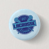 Anzahl Lacrosse Coach Abzeichen Button (Vorderseite)