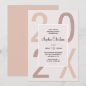 Anzahl Typografie-Abschluss Einladung (Vorne/Hinten)