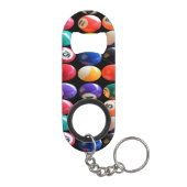 Anzahl und Farbe Eightballs Flasche Open Keyring Mini Flaschenöffner (Rückseite)