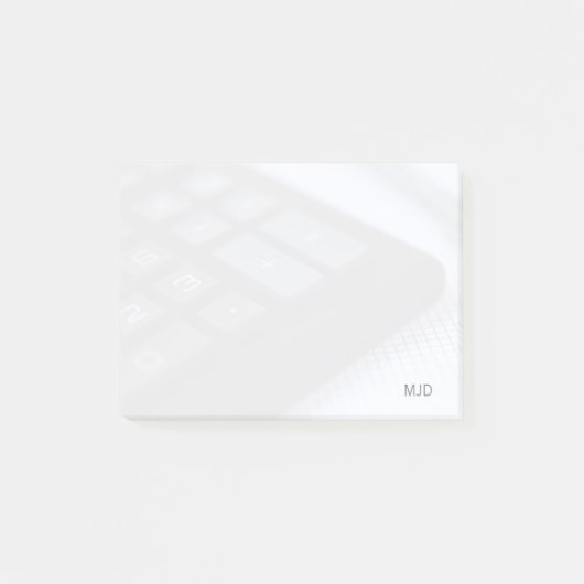 Anzahl und Schlüssel Post-it Klebezettel (Vorderseite)