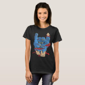 Anzeichen der Hörner Blutknochenhand T-Shirt (Vorne ganz)