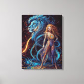 Anzeichen des Zodiac - Leo Leinwanddruck (Vorderseite)