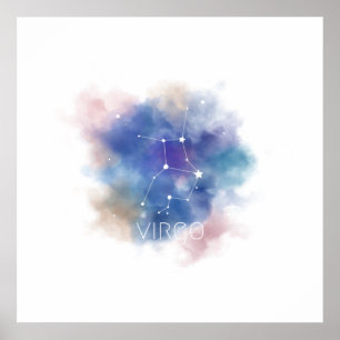 Anzeichen des Zodiac-Posters - Virgo Poster