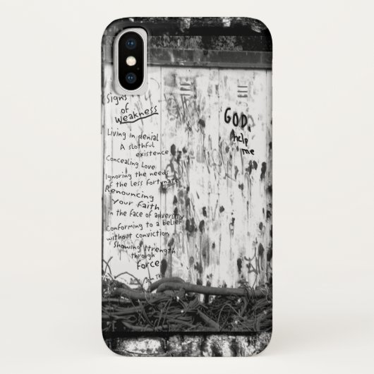 Anzeichen von Schwäche Case-Mate iPhone Hülle (Rückseite)