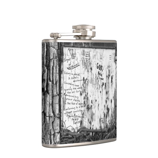 Anzeichen von Schwäche Flachmann (Rechts)