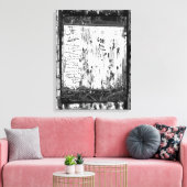 Anzeichen von Schwäche Leinwanddruck (Insitu (Wohnzimmer))