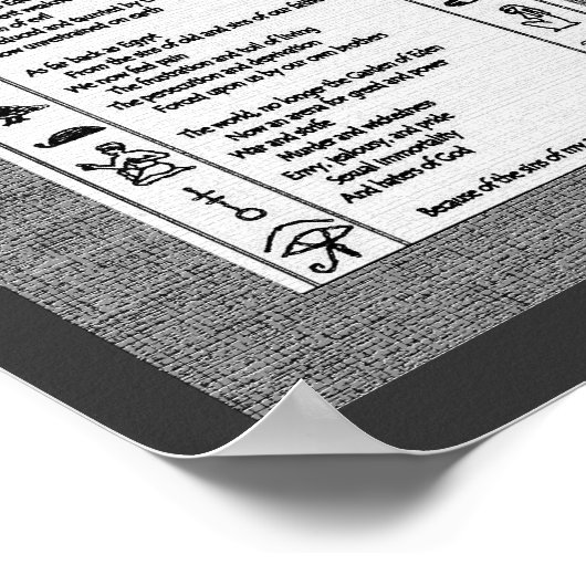 Anzeichen von Schwäche Poster (Ecke)