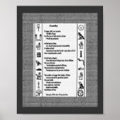 Anzeichen von Schwäche Poster (Vorne)