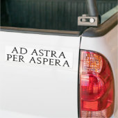 Anzeige Astra pro Aspera Autoaufkleber (Auf Lkw)