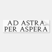 Anzeige Astra pro Aspera Autoaufkleber (Vorne)