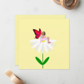 Anzeige auf der White Daisy-Karte Mitteilungskarte (Vorderseite/Rückseite Beispiel)