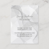 Anzeige der abstrakten Designer-Schmuckhalterung Visitenkarte (Rückseite)