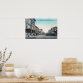 Anzeige der dritten Straße von der Post Poster (Küche)