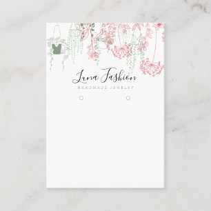 Anzeige der farbigen Wildblume Telefonnummerkarte