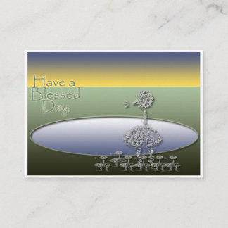 Anzeige der Holzbox Begleitkarte